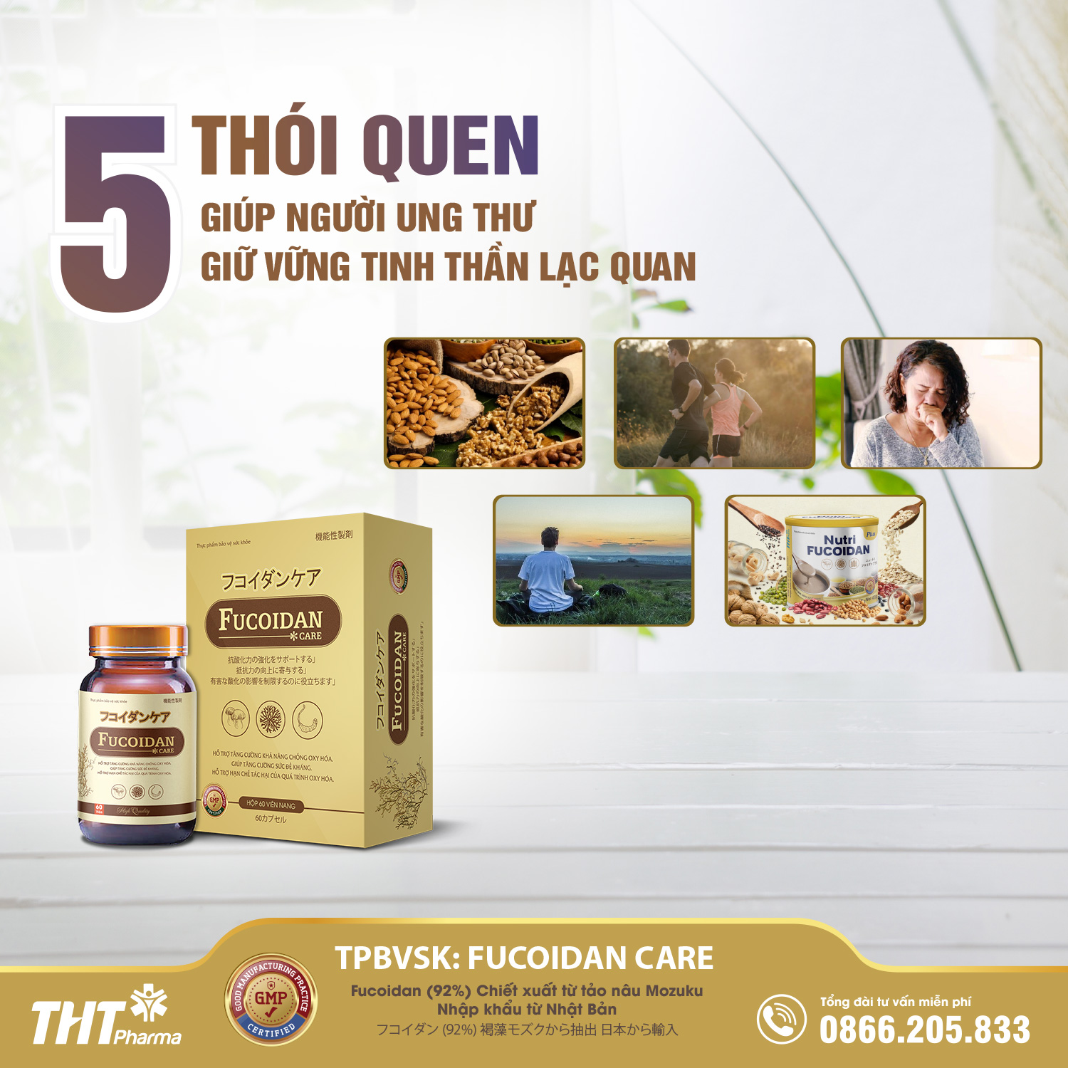 Xây dựng 5 thói quen giúp người ung thư giữ vững tinh thần lạc quan
