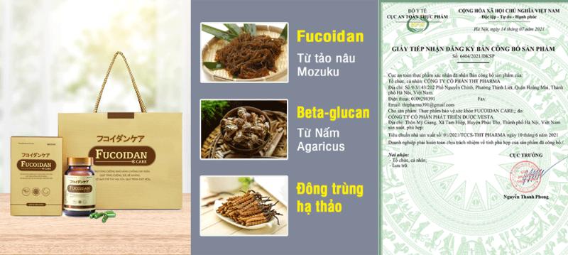 Thực phẩm bảo vệ sức khỏe Fucoidan Care