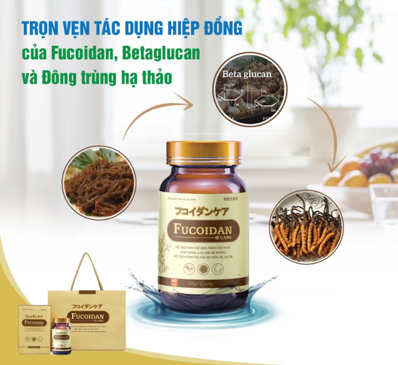Sản phẩm hỗ trợ điều trị ung thư Fucoidan Care