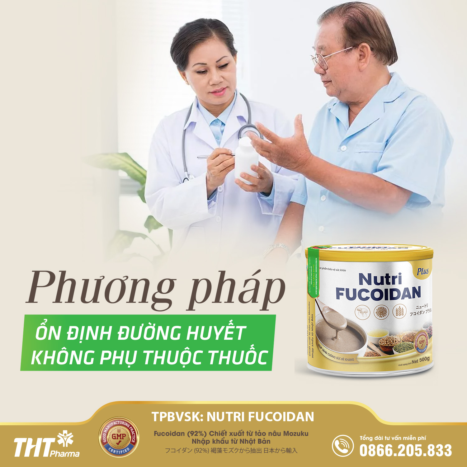 Nutri Fucoidan giải pháp dinh dưỡng hỗ trợ cải thiện đường huyết