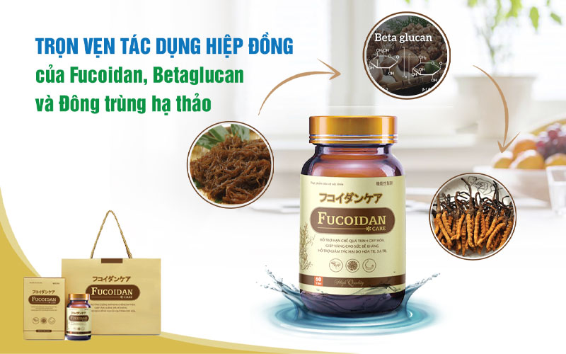 Trọn vẹn tác dụng hiệp đồng của dòng sản phẩm Fucoidan Care và cách sử dụng fcucoidan